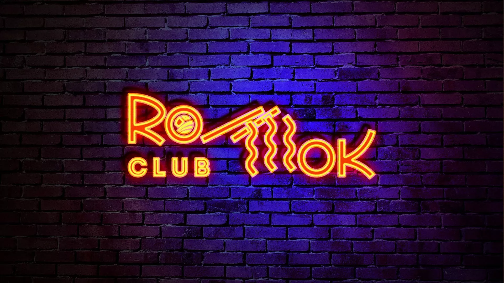 Разработка интерьерной вывески суши-бара «Roll Wok Club» в Сычёвке